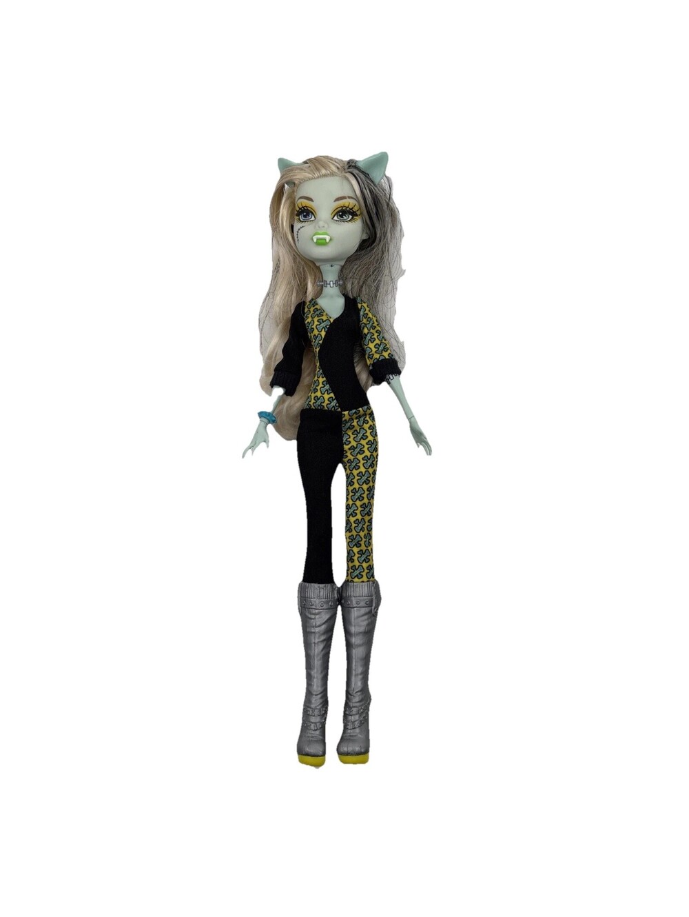 Monster High Freaky Fusion Frankie Stein Clawdeen Doll Mattel